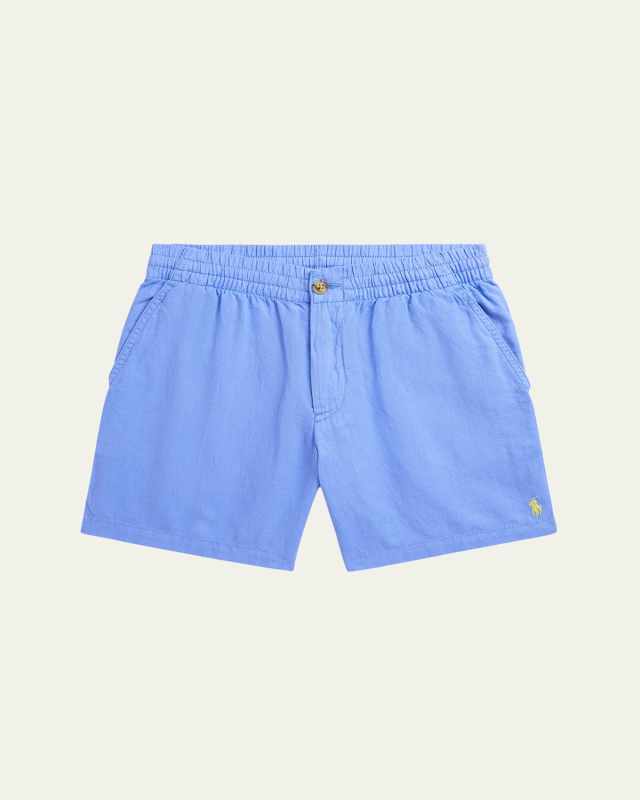 Boy's Pony Embroidered Shorts, Size 8-20